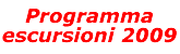 programma escursioni